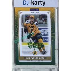 2024/25 Goal Cards Maxa liga 1. série #VSE-05 Jan Zahradníček Parallel Expo Green 1of2