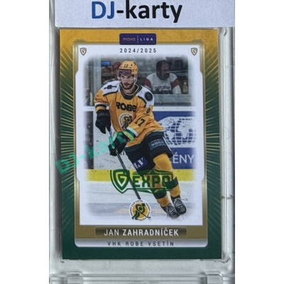 2024/25 Goal Cards Maxa liga 1. série #VSE-05 Jan Zahradníček Parallel Expo Green 1of2