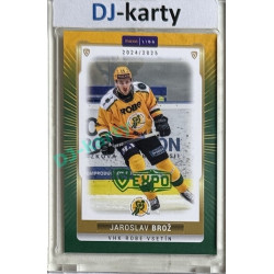 2024/25 Goal Cards Maxa liga 1. série #VSE-18 Jaroslav Brož Parallel Expo Green 1of2