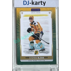 2024/25 Goal Cards Maxa liga 1. série #VSE-23 Štěpán Bláha Parallel Expo Blue 1of2