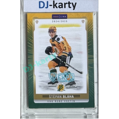 2024/25 Goal Cards Maxa liga 1. série #VSE-23 Štěpán Bláha Parallel Expo Blue 1of2