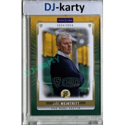 2024/25 Goal Cards Maxa liga 1. série #VSE-26 Jiří Weintritt Parallel Expo Blue 1of2