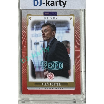 2024/25 Goal Cards Maxa liga 1. série #SLA-25 Aleš Totter Parallel Expo Blue 1of2