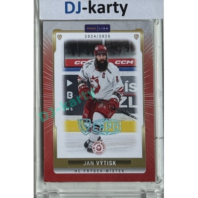 2024/25 Goal Cards Maxa liga 1. série #FMI-08 Jan Výtisk Parallel Expo Blue 1of2