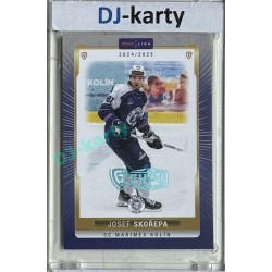 2024/25 Goal Cards Maxa liga 1. série #KOL-12 Josef Skořepa Parallel Expo Blue 1of2