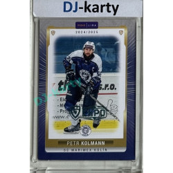 2024/25 Goal Cards Maxa liga 1. série #KOL-04 Petr Kolmann Parallel Expo Blue 1of2