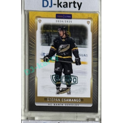 2024/25 Goal Cards Maxa liga 1. série #SOK-22 Štěpán Csamangó Parallel Expo Blue 1of2