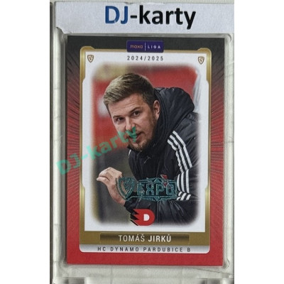 2024/25 Goal Cards Maxa liga 1. série #PCE-25 Tomáš Jirků Parallel Expo Blue 1of2