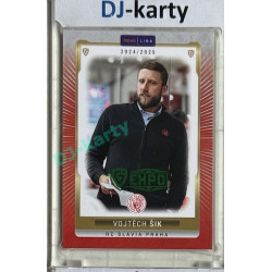 2024/25 Goal Cards Maxa liga 1. série #SLA-26 Vojtěch Šik Parallel Expo Green 1of2