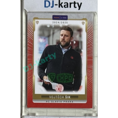 2024/25 Goal Cards Maxa liga 1. série #SLA-26 Vojtěch Šik Parallel Expo Green 1of2