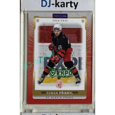 2024/25 Goal Cards Maxa liga 1. série #SLA-13 Roman Přikryl Expo Green 1of2