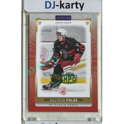 2024/25 Goal Cards Maxa liga 1. série #SLA-19 Vojtěch Polák Parallel Expo Green 1of2