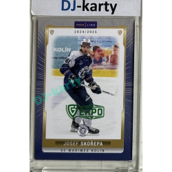 2024/25 Goal Cards Maxa liga 1. série #KOL-12 Josef Skořepa Parallel Expo Green 1of2