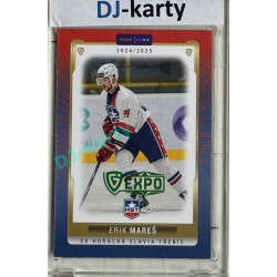 2024/25 Goal Cards Maxa liga 1. série #TRE-08 Erik Mareš Parallel Expo Green 1of2