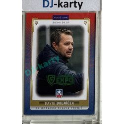 2024/25 Goal Cards Maxa liga 1. série #TRE-25 David Dolníček Parallel Expo Green 1of2