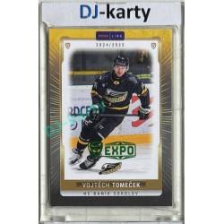 2024/25 Goal Cards Maxa liga 1. série #SOK-11 Vojtěch Tomeček Parallel Expo Green 1of2
