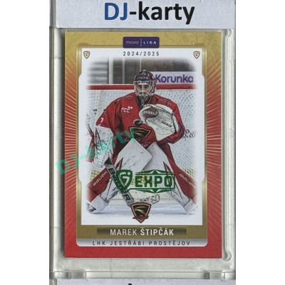 2024/25 Goal Cards Maxa liga 1. série #PRO-02 Marek Štipčák Parallel Expo Green 1of2