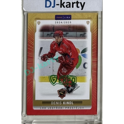 2024/25 Goal Cards Maxa liga 1. série #PRO-15 Denis Kindl Parallel Expo Green 1of2