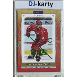 2024/25 Goal Cards Maxa liga 1. série #PRO-11 Michal Tomeček Parallel Expo Green 1of2