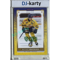2024/25 Goal Cards Maxa liga 1. série #PRE-14 Matouš Kratochvil Parallel Expo Green 1of2