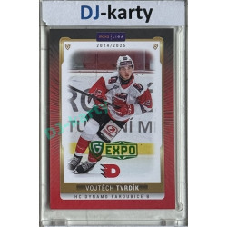 2024/25 Goal Cards Maxa liga 1. série #PCE-07 Vojtěch Tvrdík Parallel Expo Green 1of2