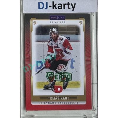 2024/25 Goal Cards Maxa liga 1. série #PCE-18 Tomáš Kaut Parallel Expo Green 1of2