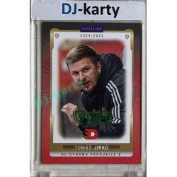 2024/25 Goal Cards Maxa liga 1. série #PCE-25 Tomáš Jirků Parallel Expo Green 1of2