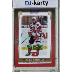 2024/25 Goal Cards Maxa liga 1. série #PCE-08 Marek Voženílek Parallel Expo Green 1of2