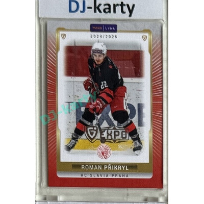 2024/25 Goal Cards Maxa liga 1. série #SLA-13 Roman Přikryl Parallel Expo Silver 1of4