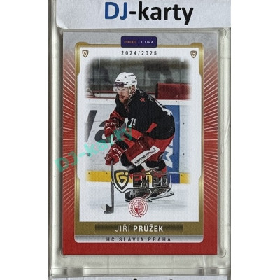 2024/25 Goal Cards Maxa liga 1. série #SLA-24 Jiří Průžek Parallel Expo Silver 1of4