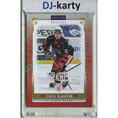 2024/25 Goal Cards Maxa liga 1. série #SLA-22 Šimon Slavíček Parallel Expo Silver 1of4