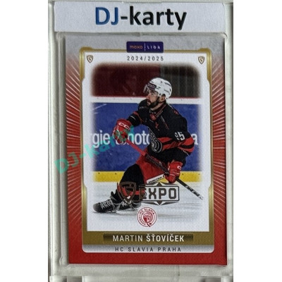 2024/25 Goal Cards Maxa liga 1. série #SLA-17 Martin Šťovíček Parallel Expo Silver 1of4