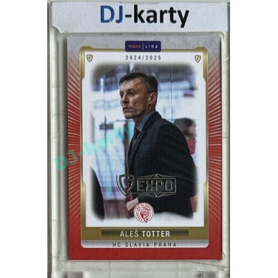 2024/25 Goal Cards Maxa liga 1. série #SLA-25 Aleš Totter Parallel Expo Silver 1of4