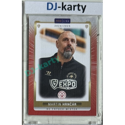 2024/25 Goal Cards Maxa liga 1. série #FMI-24 Martin Hrnčár Parallel Expo Silver 1of4
