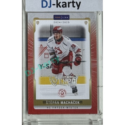 2024/25 Goal Cards Maxa liga 1. série #FMI-21 Štěpán Macháček Parallel Expo Silver 1of4