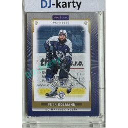 2024/25 Goal Cards Maxa liga 1. série #KOL-04 Petr Kolmann Parallel Expo Silver 1of4