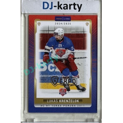 2024/25 Goal Cards Maxa liga 1. série #POR-17 Lukáš Krenželok Parallel Expo Silver 1of4