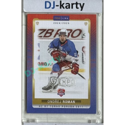 2024/25 Goal Cards Maxa liga 1. série #POR-14 Ondřej Roman Parallel Expo Silver 1of4