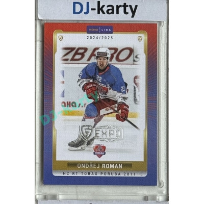 2024/25 Goal Cards Maxa liga 1. série #POR-14 Ondřej Roman Parallel Expo Silver 1of4