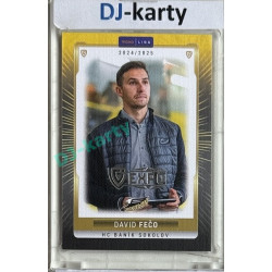 2024/25 Goal Cards Maxa liga 1. série #SOK-26 David Fečo Parallel Expo Silver 1of4
