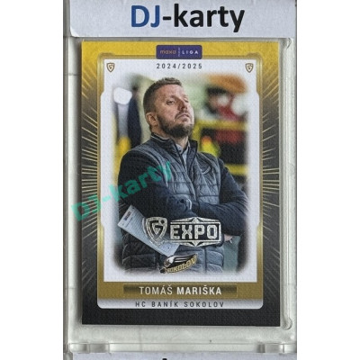 2024/25 Goal Cards Maxa liga 1. série #SOK-25 Tomáš Mariška Parallel Expo Silver 1of4