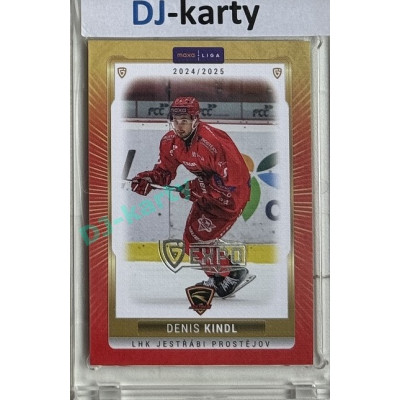 2024/25 Goal Cards Maxa liga 1. série #PRO-15 Denis Kindl Parallel Expo Silver 1of4