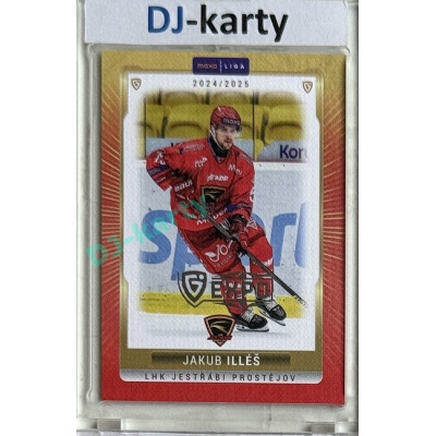 2024/25 Goal Cards Maxa liga 1. série #PRO-12 Jakub Illéš Parallel Expo Silver 1of4