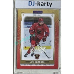 2024/25 Goal Cards Maxa liga 1. série #PRO-04 Jiří Klimíček Parallel Expo Silver 1of4