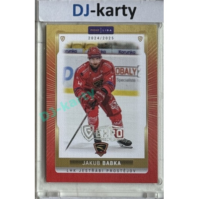 2024/25 Goal Cards Maxa liga 1. série #PRO-07 Jakub Babka Parallel Expo Silver 1of4