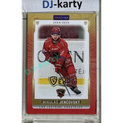 2024/25 Goal Cards Maxa liga 1. série #PRO-22 Mikuláš Jenčovský Parallel Expo Silver 1of4