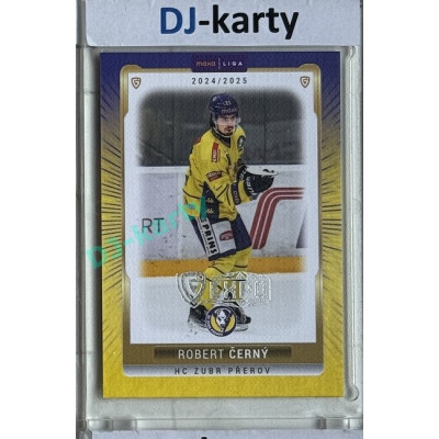 2024/25 Goal Cards Maxa liga 1. série #PRE-05 Robert Černý Parallel Expo Silver 1of4