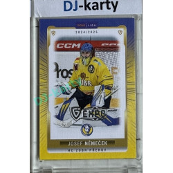 2024/25 Goal Cards Maxa liga 1. série #PRE-01 Josef Němeček Parallel Expo Silver 1of4