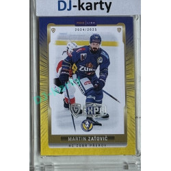 2024/25 Goal Cards Maxa liga 1. série #PRE-23 Martin Zaťovič Parallel Expo Silver 1of4