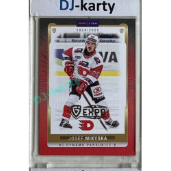 2024/25 Goal Cards Maxa liga 1. série #PCE-12 Josef Mikyska Parallel Expo Silver 1of4
